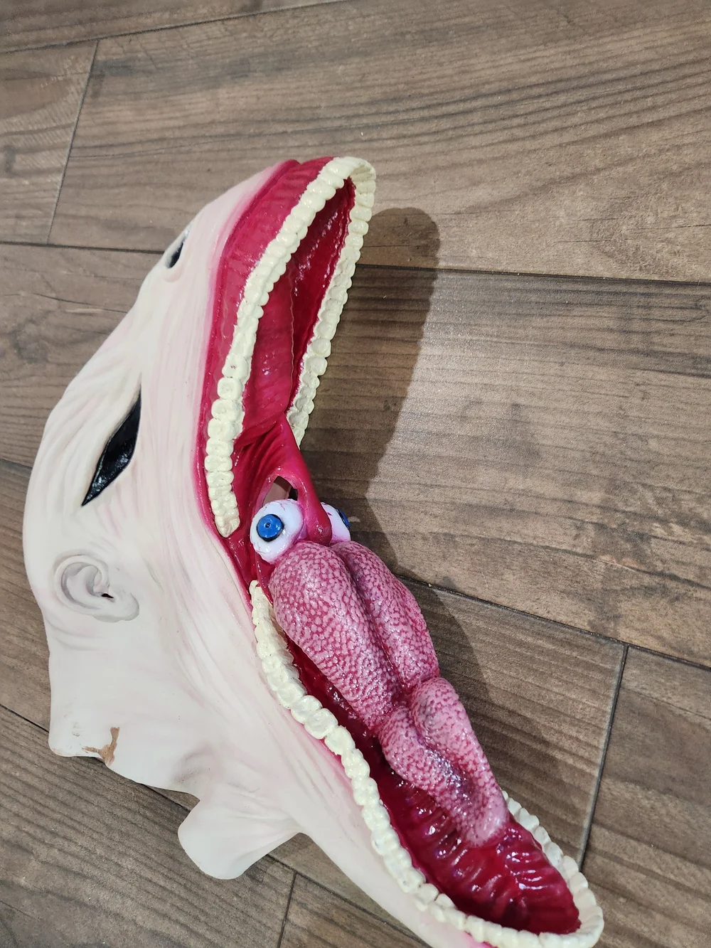 Adult Beetlejuice Costume Rubie's Full Latex Mask Men's Women's Monster Barbara